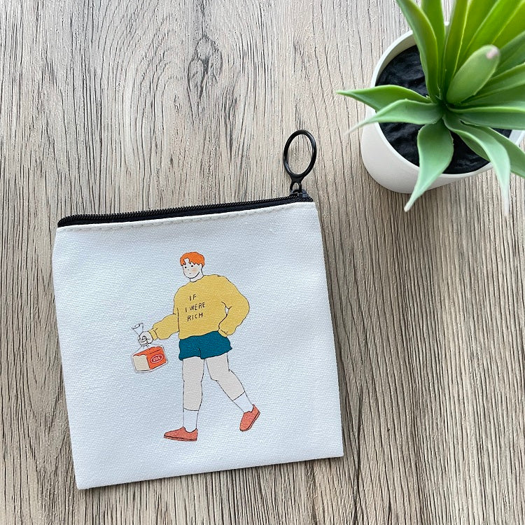 Custom Canvas Wallet