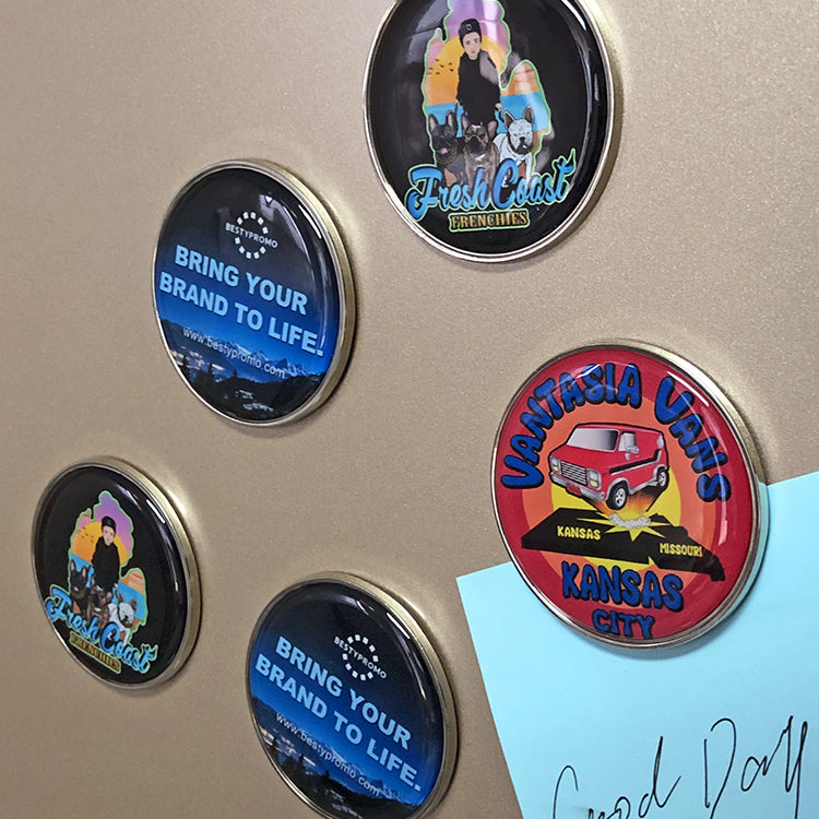 Custom Doming Fridge Magnet - Rounded