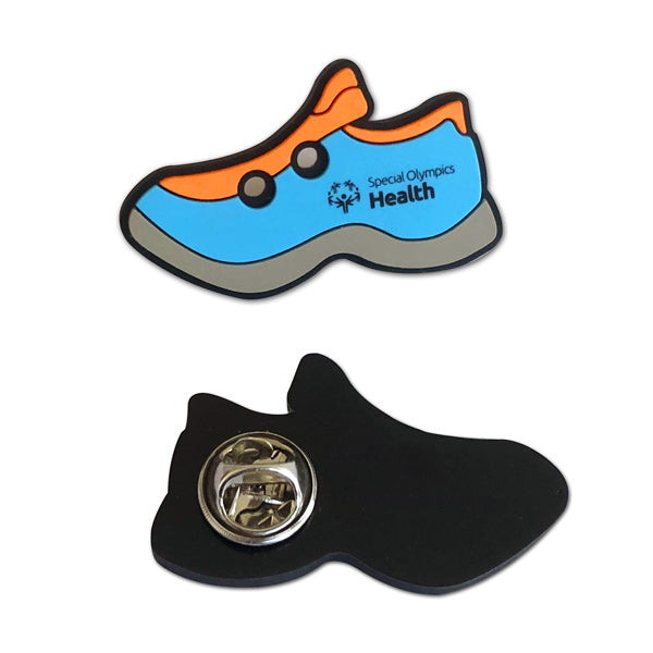 Custom 3D Die Cut Rubber Badge