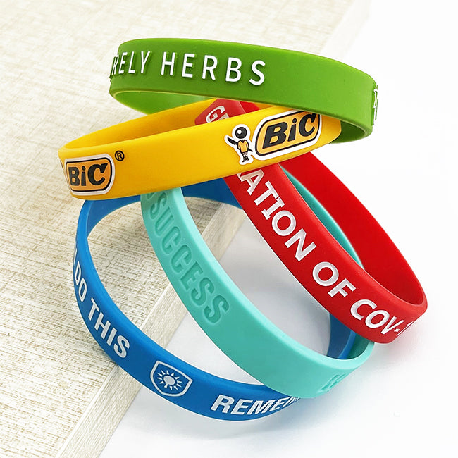 Custom Silicone Wristbands - Solid