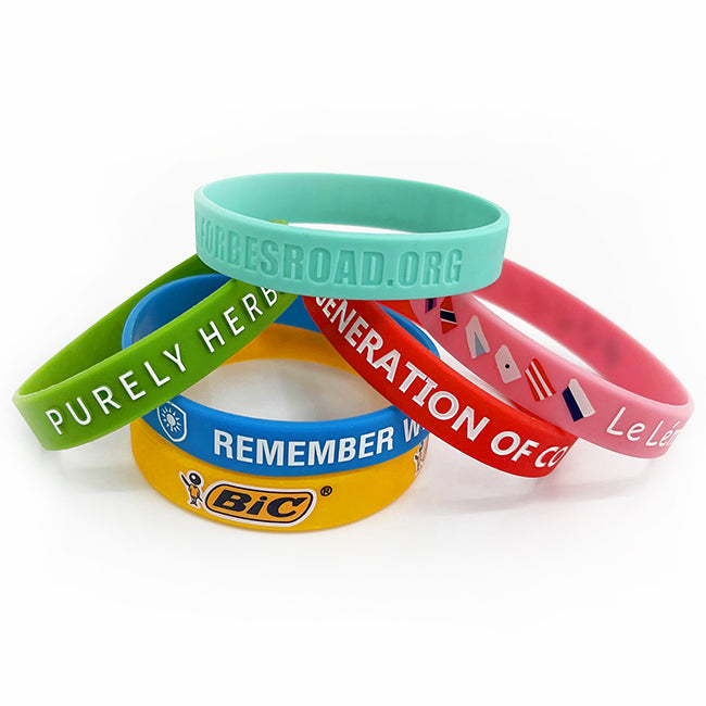 Custom Silicone Wristbands - Solid