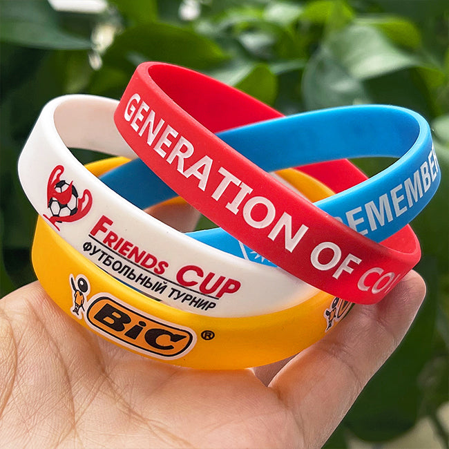 Custom Silicone Wristbands - Solid