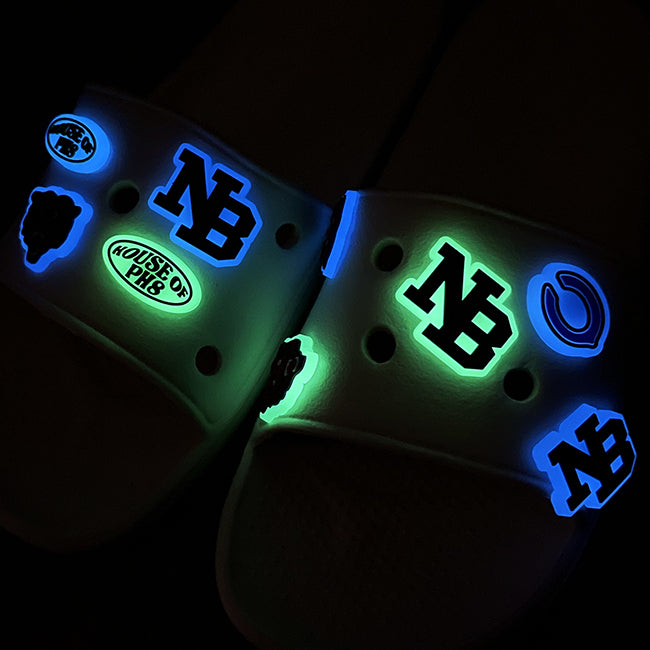 Custom Rubber Croc Charms - Glowing