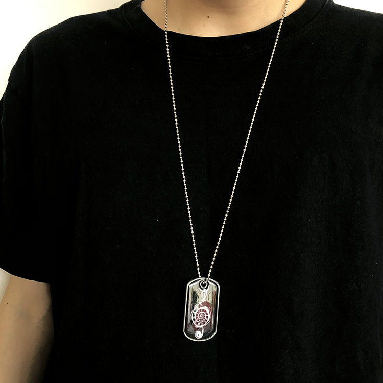 Custom Zinc Alloy Dog Tag Necklace - Doming